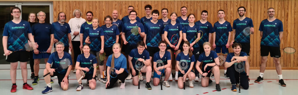 Badmintonfelder SG Reinheim / Zeilhard in der Großsporthalle